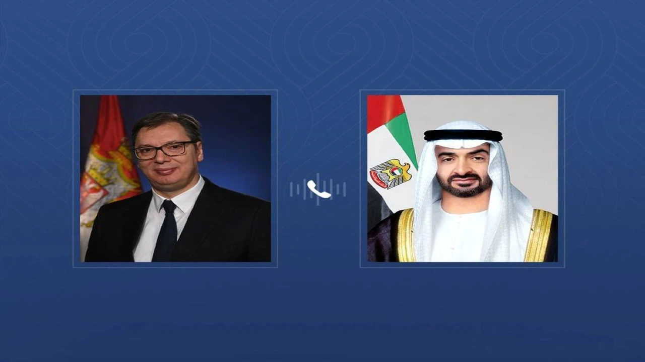 الرئيس الصربي يبلغ رئيس الدولة تضامن بلاده مع الإمارات ضد الاعتداءات الإيرانية